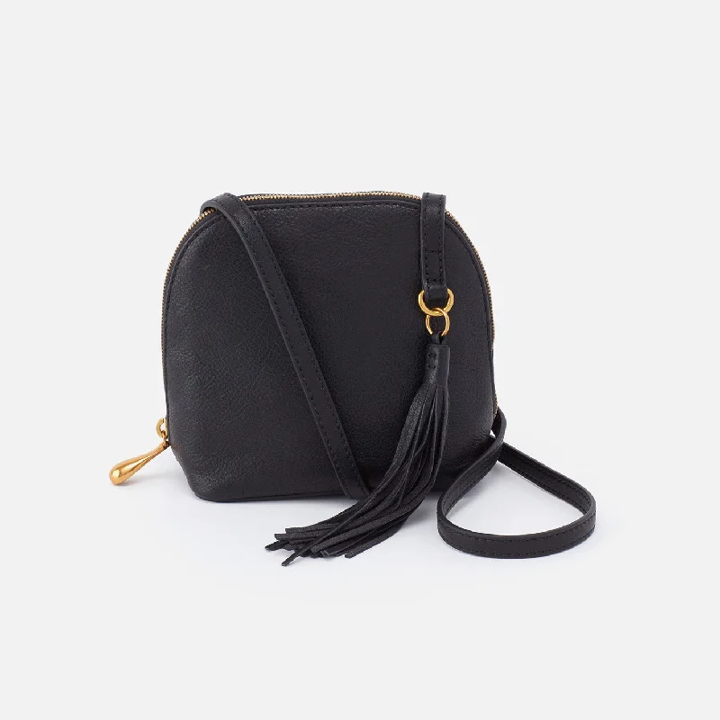 Nash Crossbody In Pebbled Leather - Black