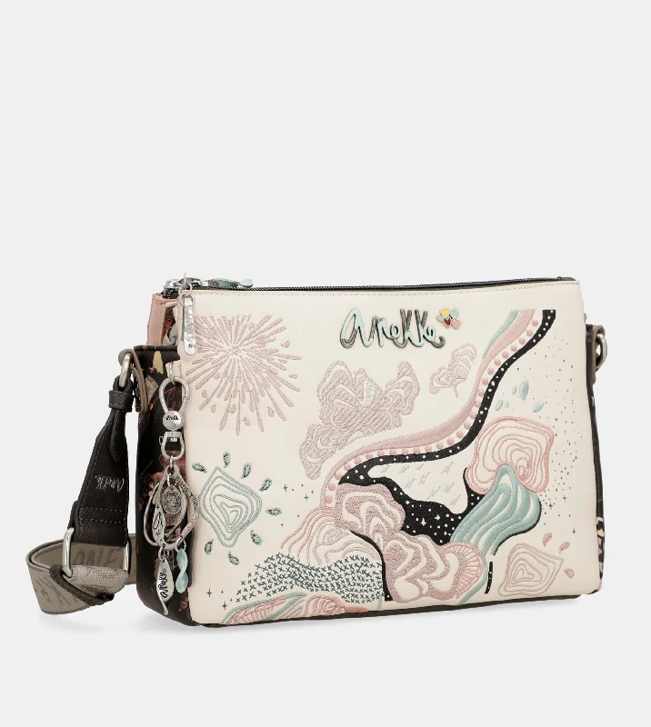 Psicodelic rectangular crossbody bag