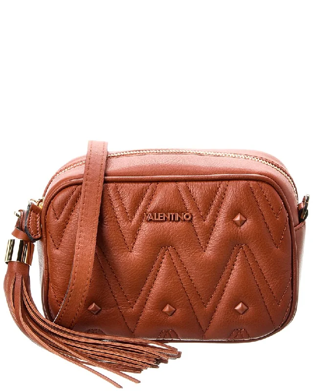 Valentino by Mario Valentino Amel Diamond Leather Crossbody