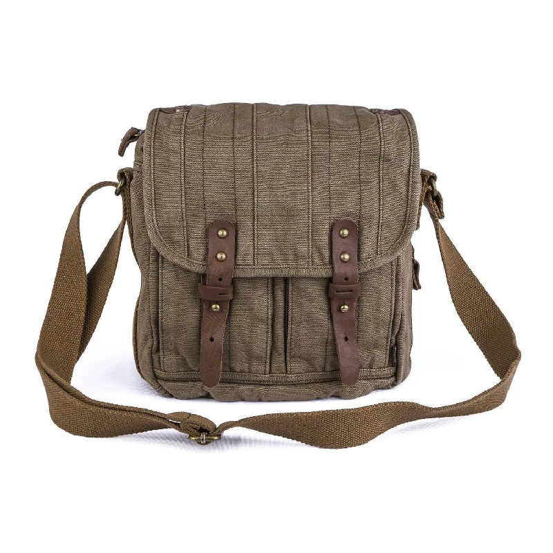 Canvas Crossbody Satchel #30829