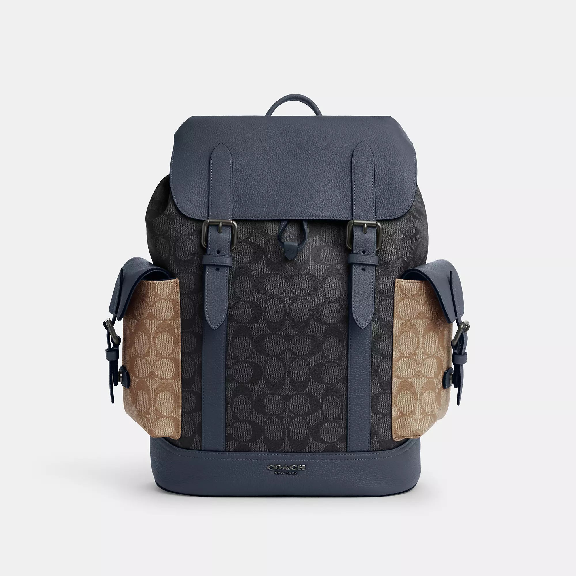 Coach Outlet Hudson Backpack In Colorblock Signature Canvas